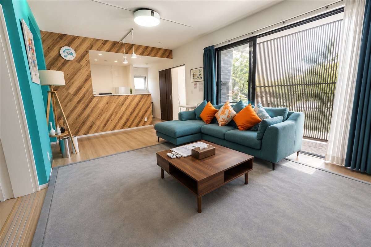 Premier Villa Miyako living room
